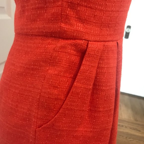 Paprika red Yoana Baraschi wiggle dress pockets! - Picture 6 of 12